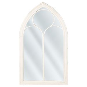 Espejo de pared trelly 62 cm 113 cm metal blanco