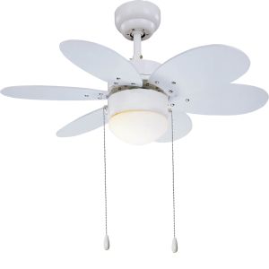 Ventilador de techo motor ac 76cm 1xE27 palas reversibles multicolor