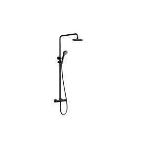 Mice - columna de ducha extensible termostática color negro mate