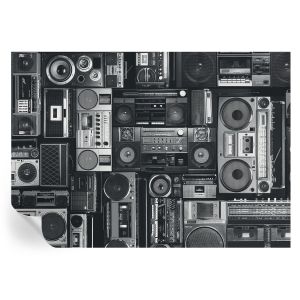 Murales autoadhesivos radio retro 208x146 tulup