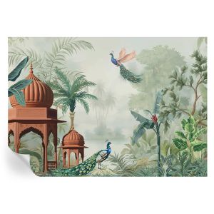Murales autoadhesivos jardines del pavo real 208x146 tulup