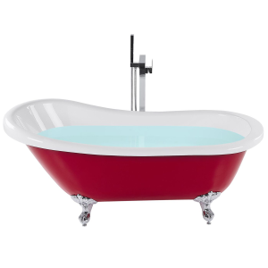 Bañera independiente cayman 153 x 77 cm rojo