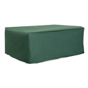 Funda para muebles tela oxford 600d color verde 245x165x55 cm outsunny