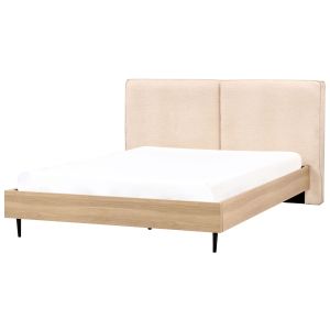 Cama bouclé izernore 180 x 200 cm beige