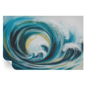 Papel pintado para paredes ola del mar 104x152 tulup