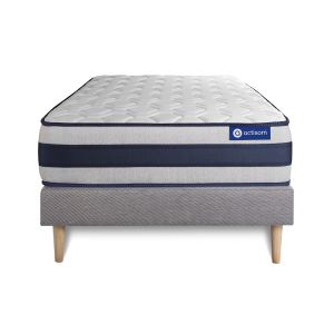 Pack colchón actimemo ergo 90x190cm + somier, espuma viscoelástica, 5 zonas