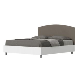 Cama queen 160x190 cm - cabecero similcuero