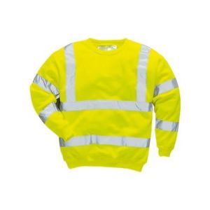 Sudadera de alta visibilidad portwest - roja - s