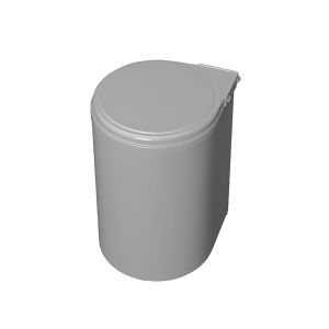 Contenedor de reciclaje para fijación a puerta con vaso de