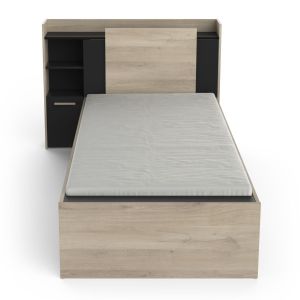 Cama de 90x190/200 cm con cajón l124,5 cm