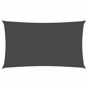 vidaXL toldo de vela rectangular tela oxford gris antracita 2x4,5 m