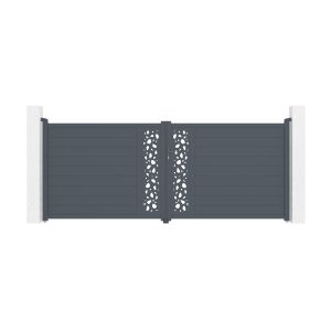 Pack puerta batiente automática sunny 4m a.160cm + motor hicker b200