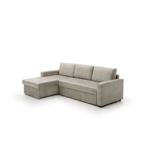Sofa cama chaise longue isabella low cost gris izquierda