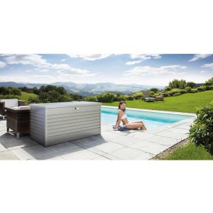 BAUL METALICO ARCON DE OCIO 100 BIOHORT GRIS CUARZO