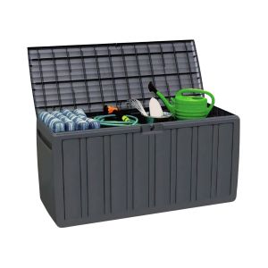 Arcón para exterior 270 litros de resina 117x45,5x57cm Thinia Home