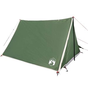 vidaXL tienda de campaña para 2 personas impermeable verde
