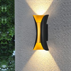Aplique de pared interior y exterior aluminio impermeable