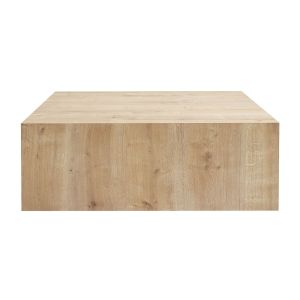 Mesa de centro de mdf <<prizma>> - 90 x 90 x 35 cm - roble saphir
