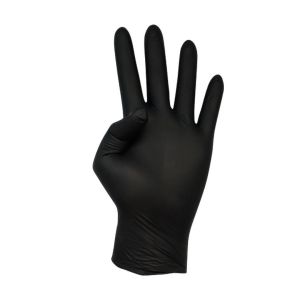Guante nitrilo negro pequeño caja 20