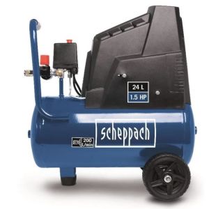 Compresor de aire horizontal scheppach hc30o - 24l - 110 w - 8 bares (entre