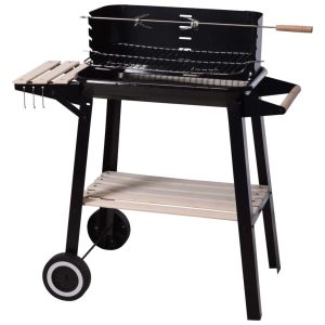 Progarden barbacoa de carbón negra 86,5 cm