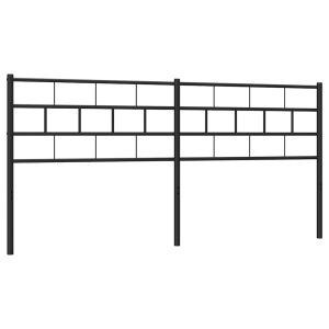 vidaXL cabecero de metal negro 193 cm