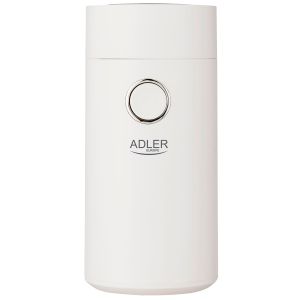 Molinillo café eléctrico especias, semillas, adler ad4446-ws blanco 150w