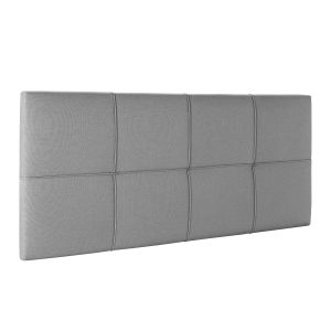 Cabecero tapizado sicilia 160x60 cm color gris claro