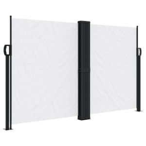 vidaXL toldo lateral retráctil blanco 140x600 cm