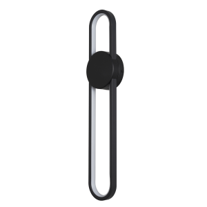 Nettlife aplique pared negra LED 60x12
