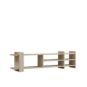 Mueble para la tele de madera <<zeyna>> - 156 x 29 x 40 cm - travertino