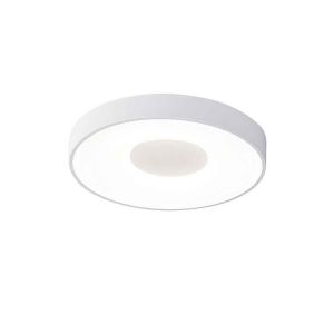 Mantra plafón de techo LED redondo blanco regulable coin app y mando –