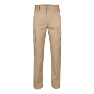 Pantalon de trabajo stretch velilla color beige arena 34