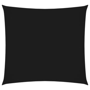 Toldo de vela cuadrado tela oxford negro 4x4 m