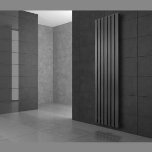 Radiador de baño conexión central 480x1800 mm antracita