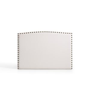 Cabecero ambar para cama de 150 de polipiel blanco 154x115x8. Matris