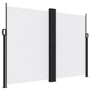 vidaXL toldo lateral retráctil blanco 180x1000 cm
