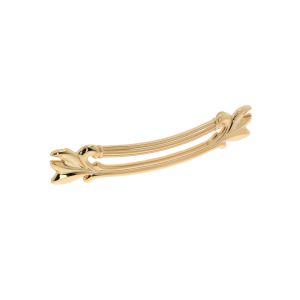 Tirador para mueble 837 en zamac dist entre ejes 128 mm dorado lote de 25