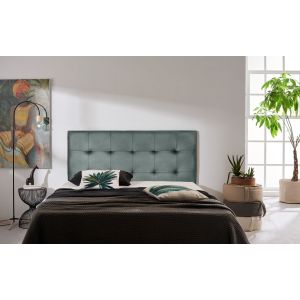 Cabecero aster polipiel ceniza 130