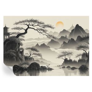 Murales autoadhesivos paisaje oriental 208x146 tulup