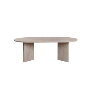 Mesa de centro de madera "sable" - 60 x 119 x 40 cm - travertino