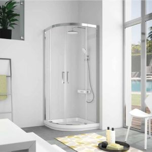 Mampara angular semicircular s400 radio 50cm