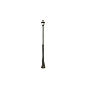 Bootes street light 1xe27 aluminium / crystal black