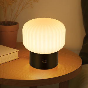 Nettlife lámpara mesa exterior ip44 bola cristal inalámbrica táctil usb