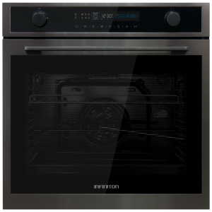 Horno multifuncion infiniton dg70, negro, 72l, 2900 w, multifunción, a+
