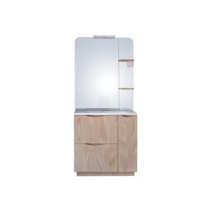 Mueble de mesa palermo - 80cm - color madera - lacado - entregado en kit