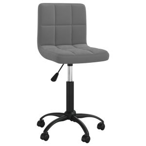 Silla giratoria de oficina/estudio terciopelo gris oscuro 02_0024134