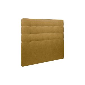 Cabecero acolchado de 200 cm - lona natté amarilla - amarillo