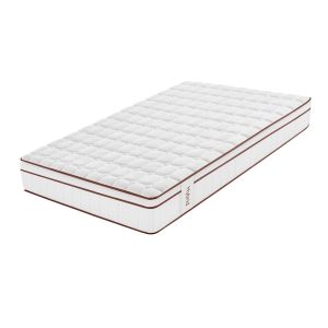 Colchón hybrid blanco 25 cm - 90x200 cm - moonia