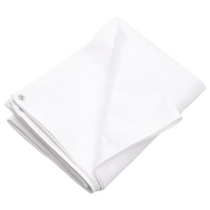 vidaXL lona hdpe blanco 260 g/m² 6x8 m